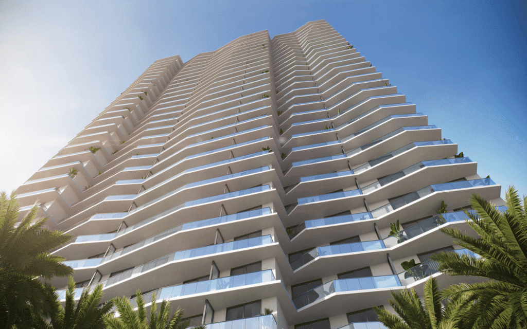 Render del edificio Viceroy Brickell en Miami