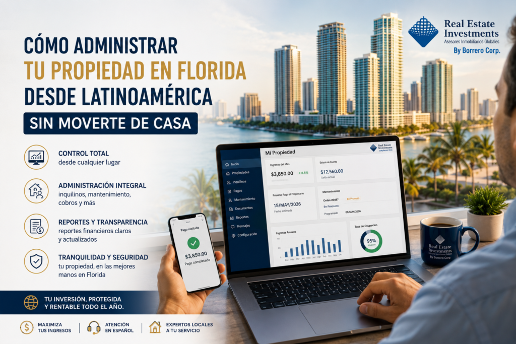 Cómo Administrar tu Propiedad en Florida desde Latinoamérica sin Moverte de Casa