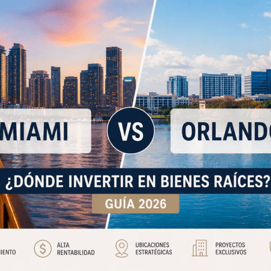Miami vs Orlando: ¿Dónde invertir en bienes raíces? Guía 2026